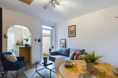 A spacious and stylish large modern living room...