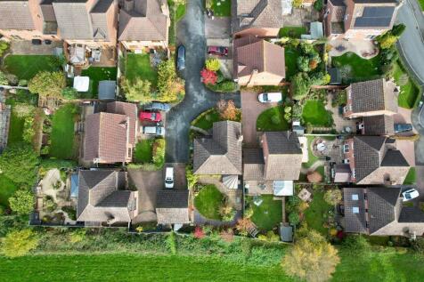 Aerial view of No 30 Chestnut Way