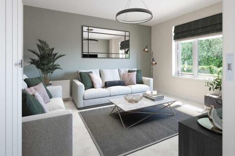 The lounge sits at the front of the property