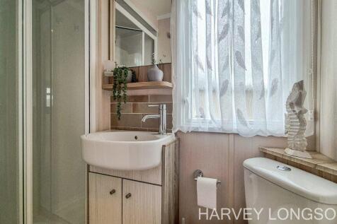 Shower room in the Swift Atlantique static caravan
