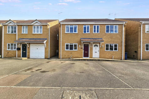 Front elevation and parking area