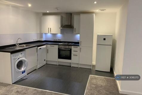 Kitchen With All White Goods