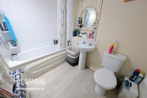 Flat above bathroom
