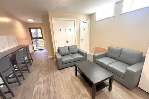 Modern and inviting living space with comfortab...