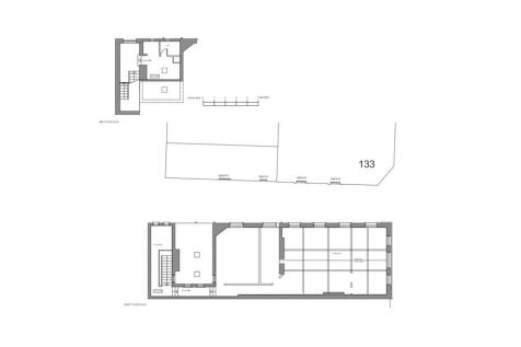 Existing Mid and First Floor Plan | 131 High Stree