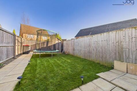 The rear garden