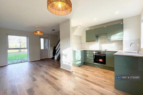 Open Plan Living Space With New Kitchen