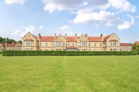 View of building from cricket field