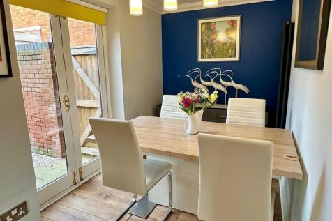 open-plan dining room