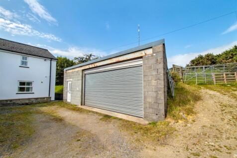 Detached double garage