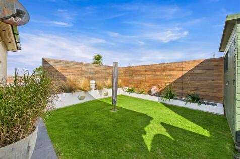 Enclosed garden drying area.