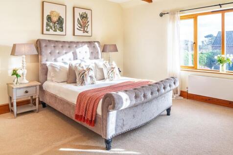 Light and spacious master bedroom