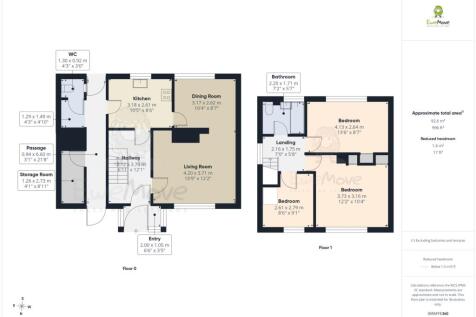 EweMove - Molyneux Drive Floorplan