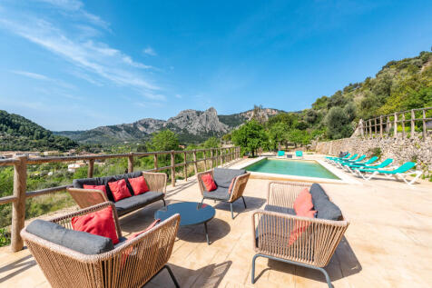 Lounge terrace in a picturesque location