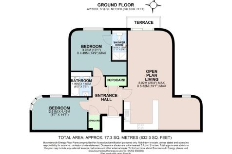 Flat 1, floor plan