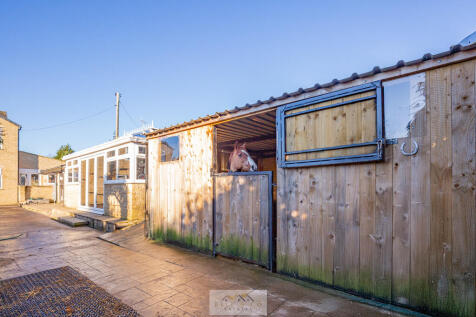 Front of stables ...