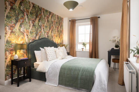 internal shot of the second bedroom in the allerthorpe show home