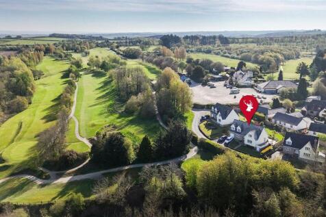Golf Course &amp; House Drone View