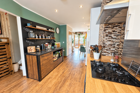 View from kitchen through to covered terrace