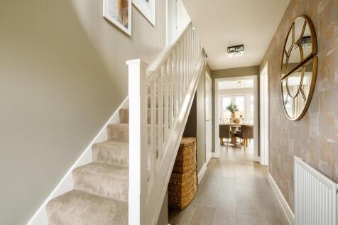 A warm hallway welcomes you home