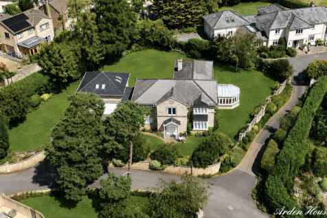 Aerial of house