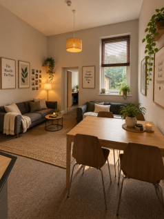 5-bed flat on Eaton Crescent, Bristol, BS8, £4,400/mo