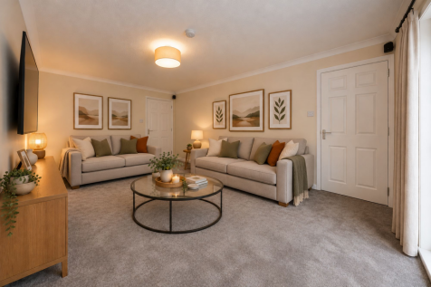 Virtually Staged Lounge
