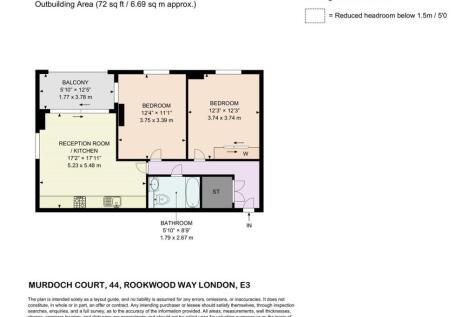 103 Murdoch Court, 44, Rookwood Way London, E3 2EF