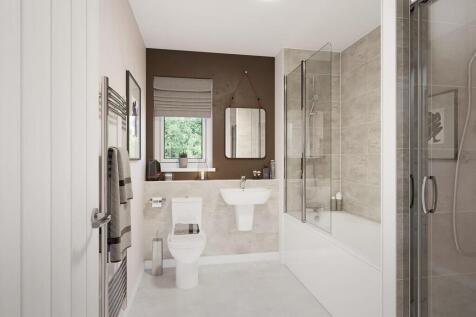 The family bathroom - typical Taylor Wimpey home