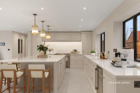 Kitchen, Redwing House, Great Easton (virtually staged image)