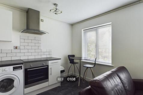 Kitchen, Living and Bedroom area