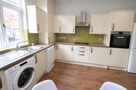 Bright Modern Olive-Green Kitchen
