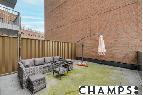 Modern 1-Bedroom Apartment with Balcony &amp; Residen
