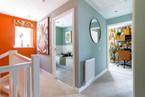 Bright landing with natural light