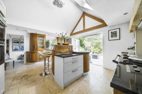 High standard fully fitted kitchen with vaulted ceiling
