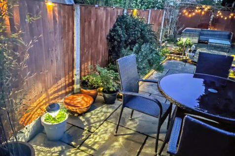Dusk garden shot