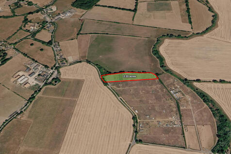 Top Field, Aston End aerial site plan.