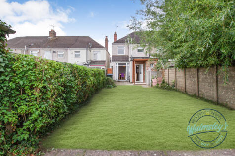 Rear gardens &amp; elevation