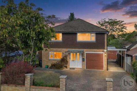 Dusk view of the front