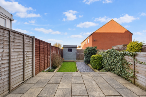 Bright, tidy garden ready for listing