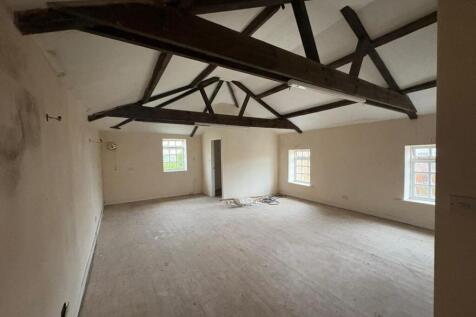studio space above wood storage