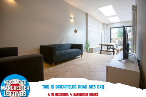 10-bed house on Birchfields Road Manchester, M13 0XQ, £758/mo