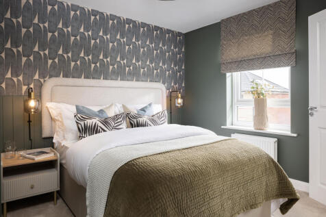 En suite main bedroom in the Ellerton 3 bedroom home