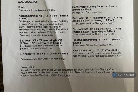Room Dimensions
