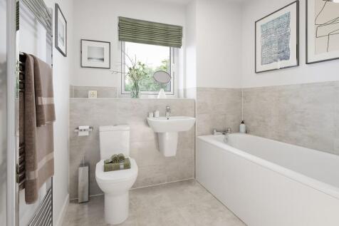 Spacious bathroom