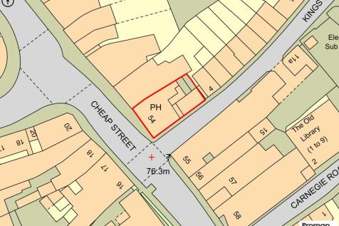 King Charles Tavern Newbury  OS Map.jpg