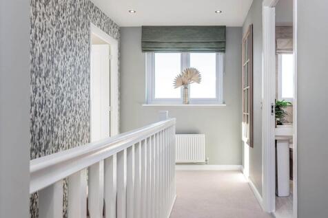 Spacious and bright landing flooded with natural light