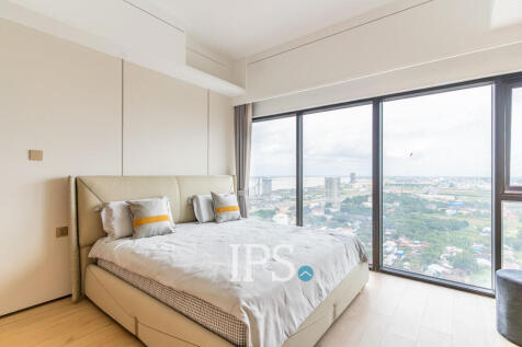 20th Floor Duplex 2 Bedroom Condo For Sale - Vue Aston, Nirouth, Phnom Penh