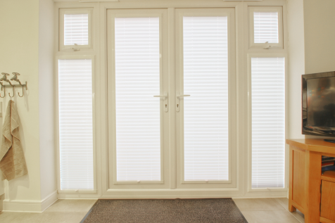 Integrated Blinds to French Doors