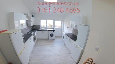 Spacious modern kitchen with ample storage...